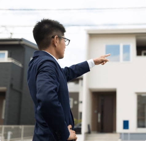 写真：土地調査の様子